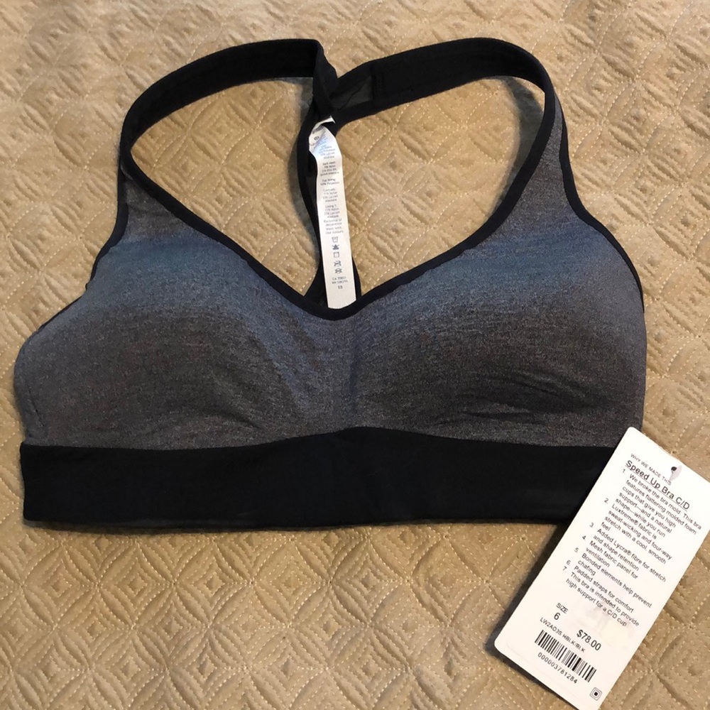 Lululemon Speed Up Bra sz 6 NWT